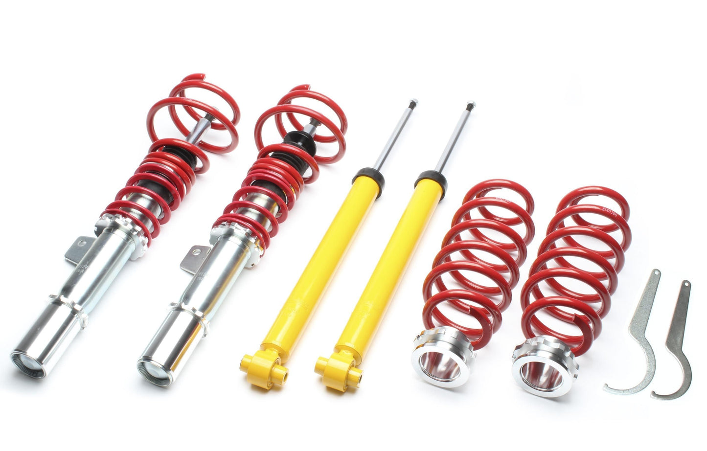 TA Technix Gewindefahrwerk ab1051kg Vorderachslast passend für Audi A3 (8Y)/ Seat Leon IV (KL)/ Skoda Octavia IV (NX), Gol...