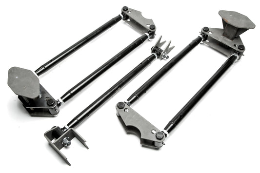 TA Technix universelles parallel 4-​Link Kit +Panhardstabkit / Umrüstset für Blattfedernsysteme auf Airride oder Airride/G...