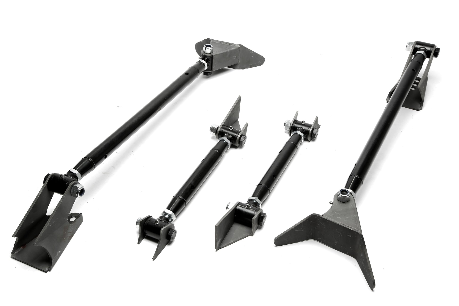 TA Technix universelles Dreiecks "triangulated" 4-​Link Kit / Umrüstset für Blattfedernsysteme auf Airride oder Airride/Ge...