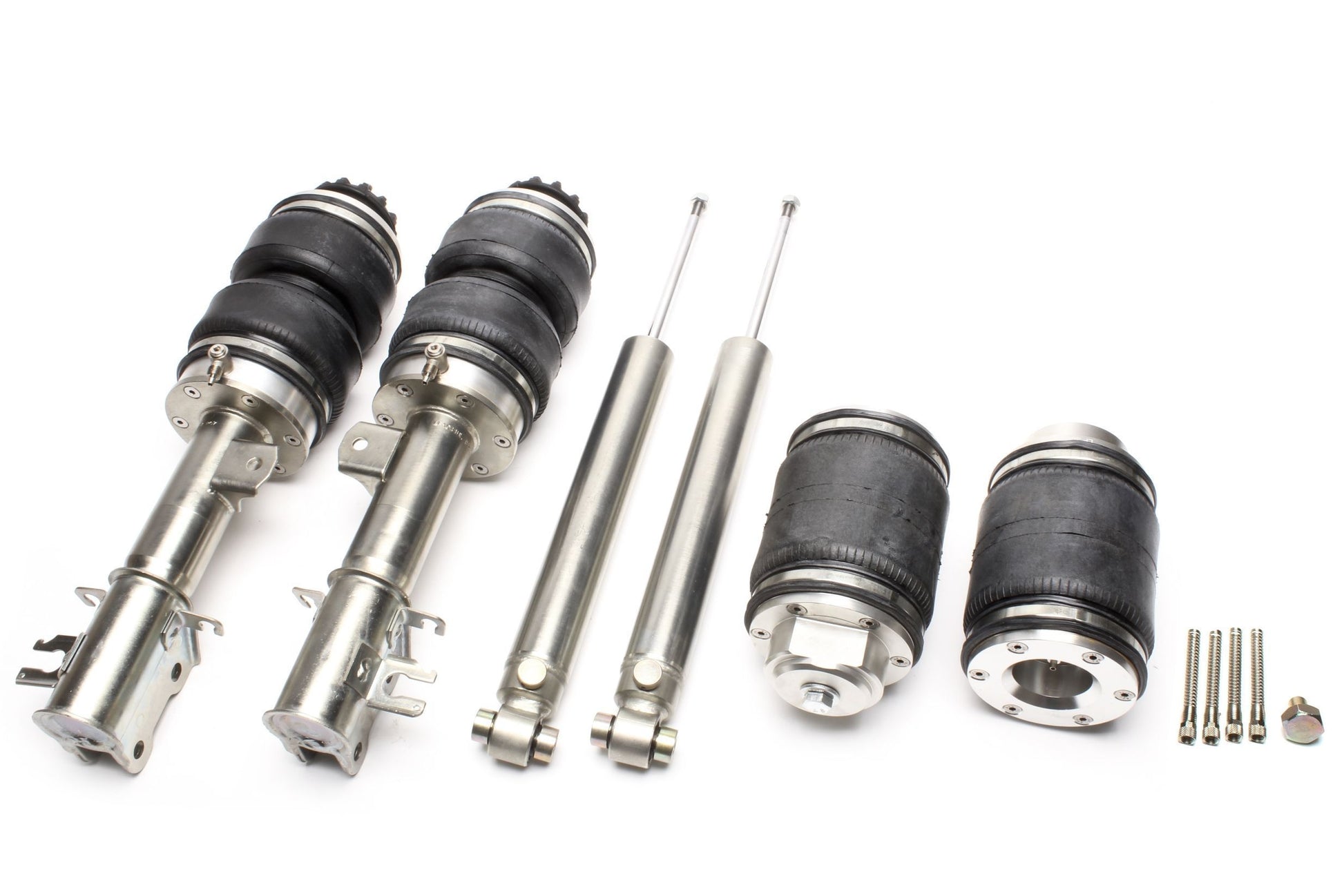 TA Technix /Viair härteverstellbares Luftfahrwerk passend für Alfa Romeo Mito Typ 955/ Fiat Punto, Grande Punto Typ 199/ O...