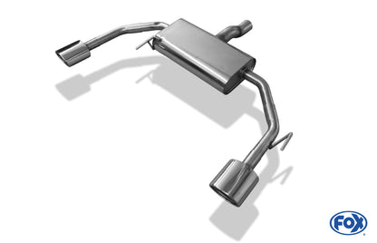 Opel Signum Sportheck Endschalldämpfer Ausgang rechts/links - 140x90 Typ 44 rechts/links