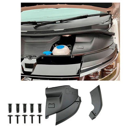 Oneway Batterie- & Scheinwerferabdeckung passend für Volkswagen Transporter T5.1 2010-2015 - Mattschwarz