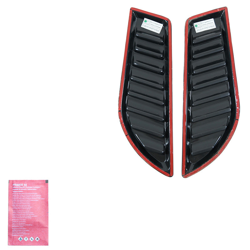 Oneway Motorhaube Lüftungsschlitze Pick-Up 4x4 - Universal - Schwarz glänzend