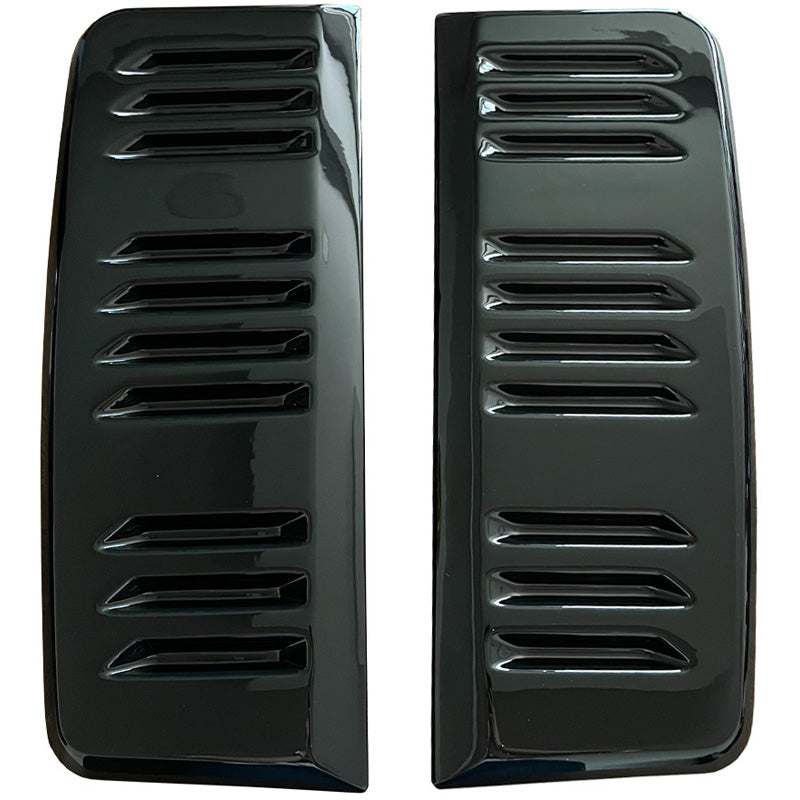Oneway Lüftungsschlitze passend für Volkswagen Transporter T5.1/T6/T6.1 2010-2022 (Langer Radstand) - Version 2 - Schwarz ...