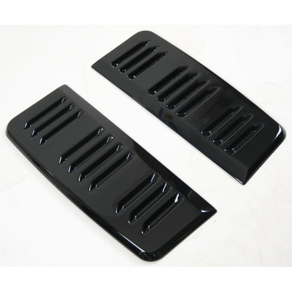 Oneway Lüftungsschlitze passend für Volkswagen Transporter T5.1/T6/T6.1 2010-2022 (Langer Radstand) - Version 2 - Mattschwarz