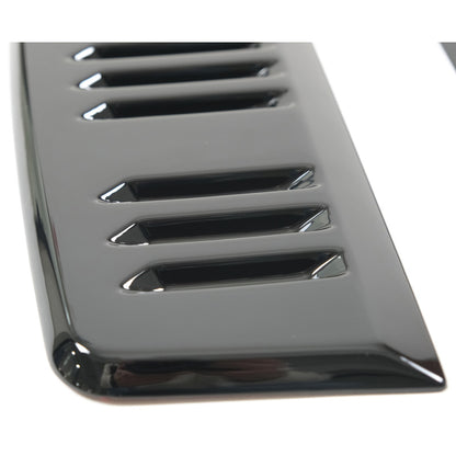 Oneway Lüftungsschlitze passend für Volkswagen Transporter T5.1/T6/T6.1 2010-2022 (Langer Radstand) - Version 2 - Mattschwarz