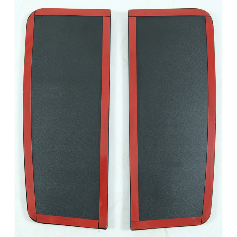 Oneway Lüftungsschlitze passend für Volkswagen Transporter T5.1/T6/T6.1 2010-2022 (Langer Radstand) - Version 2 - Mattschwarz