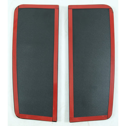 Oneway Lüftungsschlitze passend für Volkswagen Transporter T5.1/T6/T6.1 2010-2022 (Langer Radstand) - Version 2 - Mattschwarz