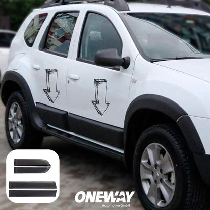 Oneway Karosserieverkleidung passend für Dacia Duster I 2010-2017 - Mattschwarz