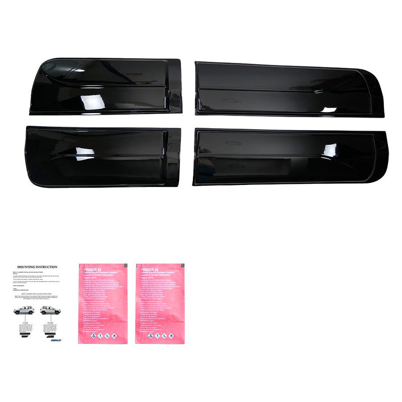 Oneway Karosserieverkleidung passend für Ford Ranger T6/T7/T8 2012-2022 - Schwarz glänzend