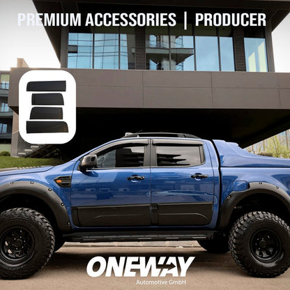 Oneway Karosserieverkleidung passend für Ford Ranger T6/T7/T8 2012-2022 - Mattschwarz