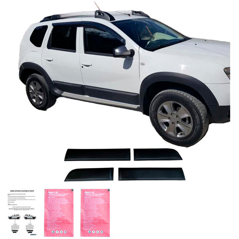 Oneway Karosserieverkleidung passend für Dacia Duster I 2010-2017 (ohne Duster Markierung) - Mattschwarz