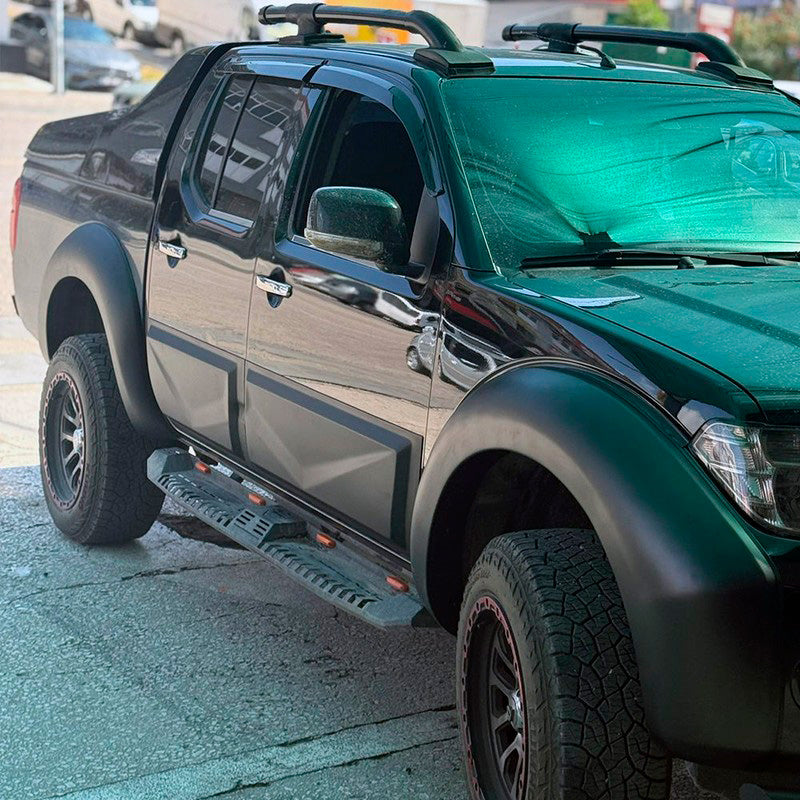 Oneway Karosserieverkleidung passend für Nissan Navara D40 2005-2010 - Mattschwarz