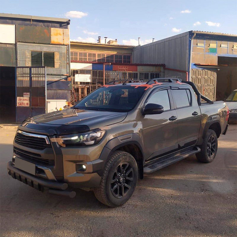 Oneway Karosserieverkleidung passend für Toyota Hilux 8.Gen. 2015- - Version 2 - Mattschwarz