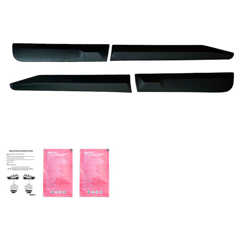 Oneway Karosserieverkleidung passend für Toyota Hilux 8.Gen. 2015- - Version 2 - Mattschwarz