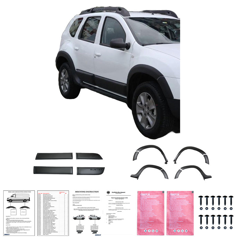 Oneway Kompletter Umbausatz passend für Dacia Duster I 2010-2017 - Mattschwarz