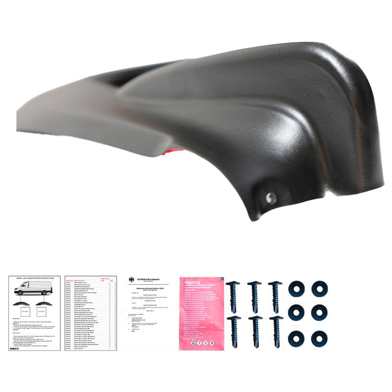 Oneway Kompletter Umbausatz passend für Dacia Duster I 2010-2017 (ohne Duster Markierung) - Mattschwarz