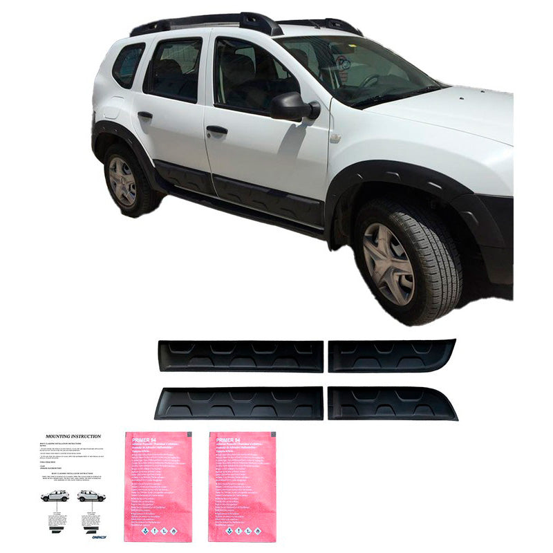 Oneway Kompletter Umbausatz passend für Dacia Duster I 2010-2017 (Offroad) (ohne Duster Markierung) - Mattschwarz