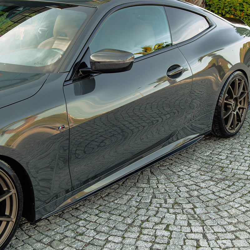 Oneway Kompletter Umbausatz passend für BMW 4er G22/G23 Coupe/Cabrio M-Pack/M440i 2020-2024 & Facelift 2024- - Schwarz glä...