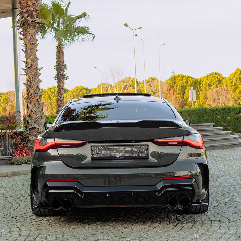 Oneway Kompletter Umbausatz passend für BMW 4er G22/G23 Coupe/Cabrio M-Pack/M440i 2020-2024 & Facelift 2024- - Schwarz glä...