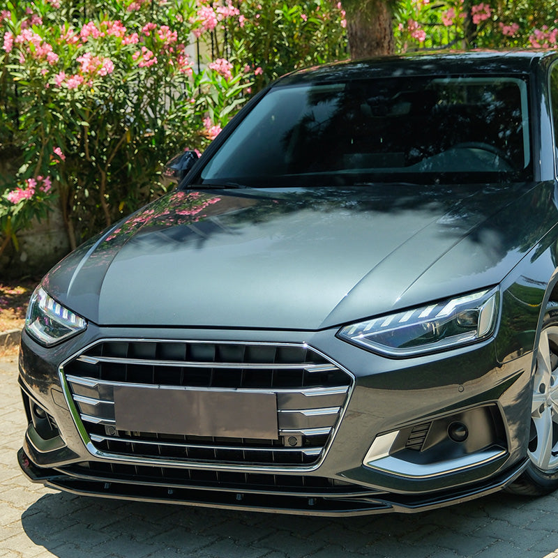 Oneway Kompletter Umbausatz passend für Audi A4 (B9) Limousine Facelift 2019-2024 - Schwarz glänzend