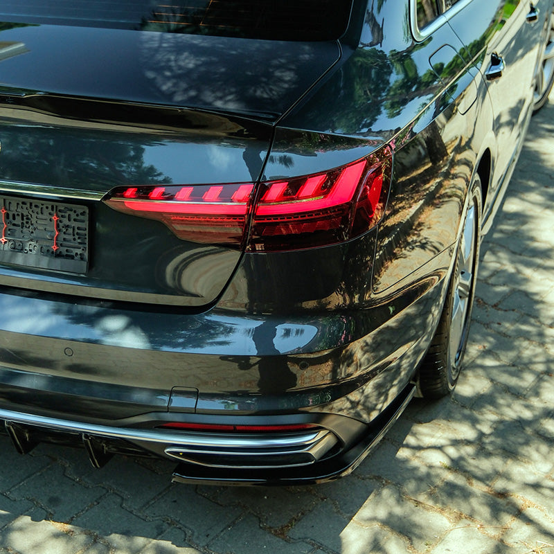 Oneway Kompletter Umbausatz passend für Audi A4 (B9) Limousine Facelift 2019-2024 - Schwarz glänzend