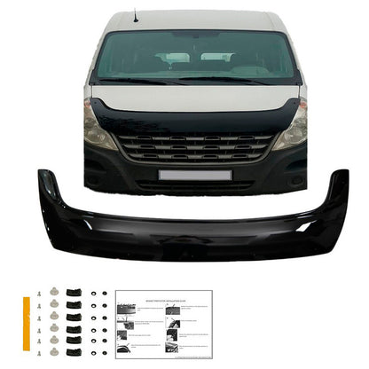 Oneway Motorhaubenschutz passend für Renault Master 3.Gen. 2010-2014 - Schwarz glänzend