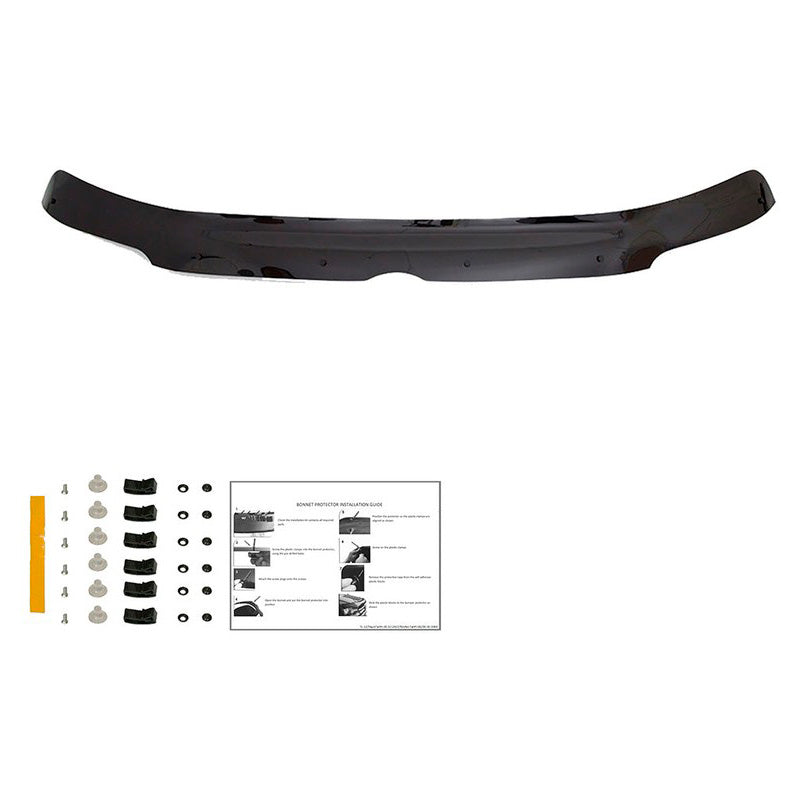 Oneway Motorhaubenschutz passend für Volkswagen Transporter T5 2003-2009 - Schwarz glänzend