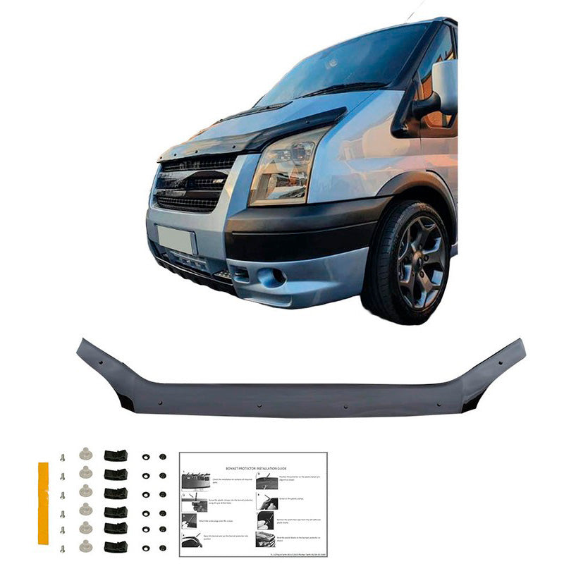 Oneway Motorhaubenschutz passend für Ford Transit MK7 2006-2014 - Schwarz glänzend
