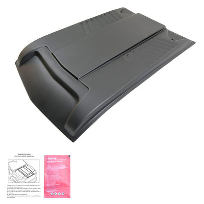Oneway Motorhaubenhutze passend für Mitsubishi L200 Triton 4 2007-2014 - Mattschwarz