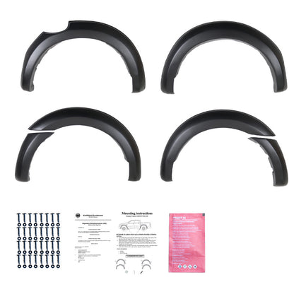 Oneway Satz Kotflügelverbreiterungen passend für Ford Ranger T6/T7/T8 2012-2022 (Geklebt) - Mattschwarz