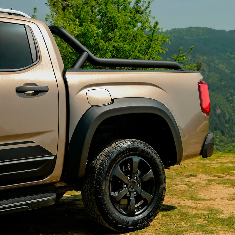 Oneway Satz Kotflügelverbreiterungen passend für Volkswagen Amarok MK2 2022- - Mattschwarz