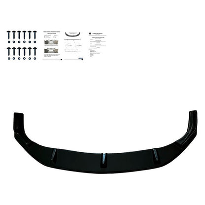 Oneway Frontspoiler passend für Volkswagen Crafter MK2 & MAN TGE MK1 PreFacelift 2016- - Schwarz glänzend