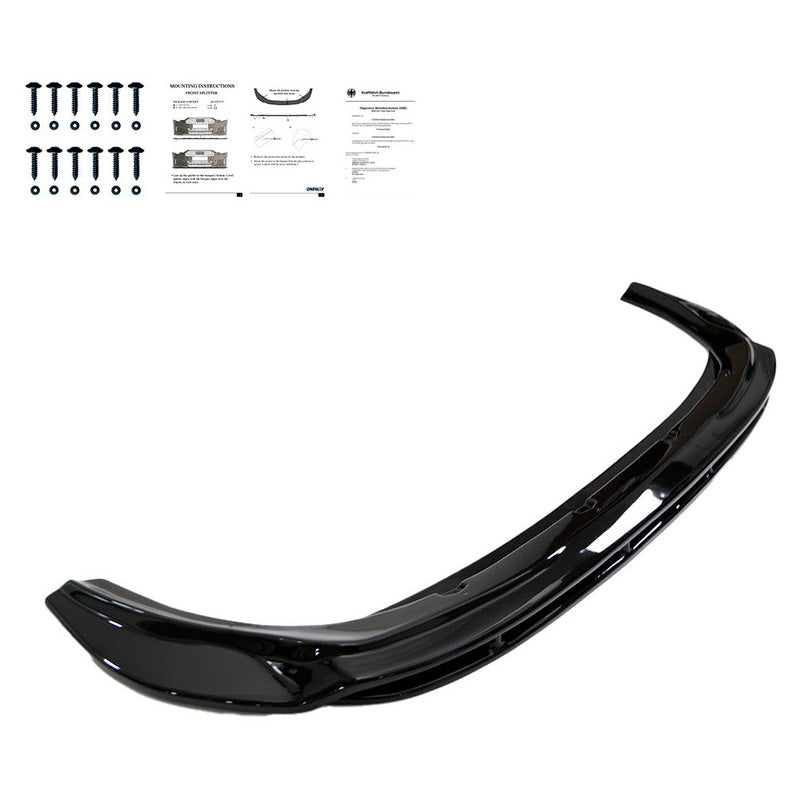 Oneway Frontspoiler passend für Ford Transit Custom MK1 2012-2018 - Schwarz glänzend