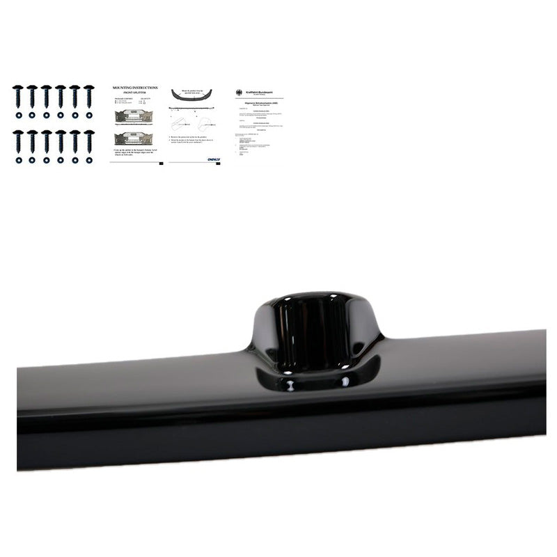 Oneway Frontspoiler passend für Ford Transit Custom MK1 Sportline 2012-2023 - Schwarz glänzend