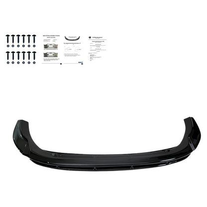 Oneway Frontspoiler passend für Ford Transit Custom MK1 Facelift 2018-2023 - Schwarz glänzend