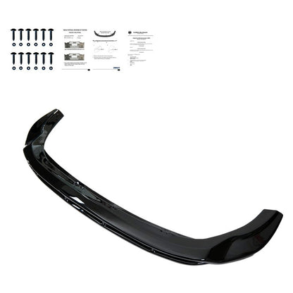 Oneway Frontspoiler passend für Ford Transit Custom MK1 Facelift 2018-2023 - Schwarz glänzend