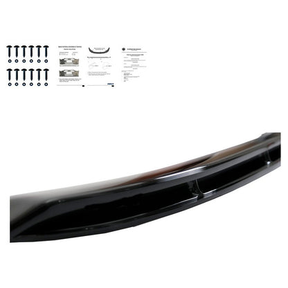 Oneway Frontspoiler passend für Ford Transit Custom MK1 Facelift 2018-2023 - Schwarz glänzend