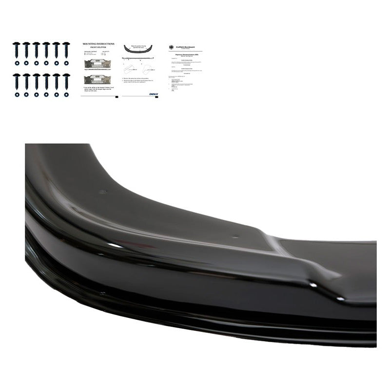 Oneway Frontspoiler passend für Mercedes Sprinter W906 Facelift 2014-2018 - Schwarz glänzend
