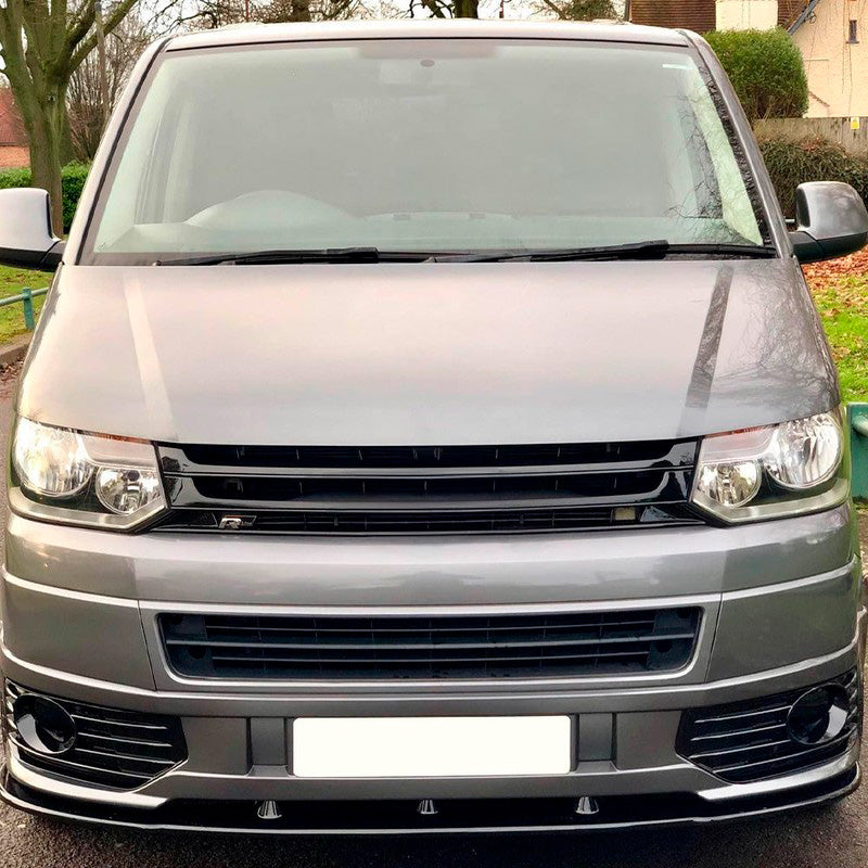 Oneway Frontspoiler passend für Volkswagen Transporter T5.1 Sportline 2010-2015 - Schwarz glänzend