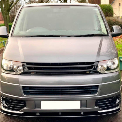 Oneway Frontspoiler passend für Volkswagen Transporter T5.1 Sportline 2010-2015 - Schwarz glänzend