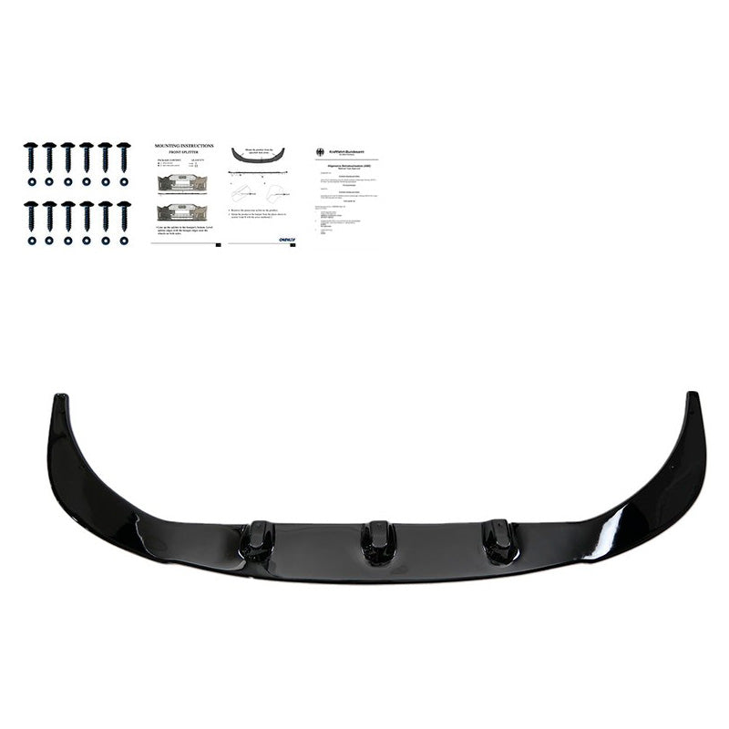 Oneway Frontspoiler passend für Volkswagen Transporter T5.1 Sportline 2010-2015 - Schwarz glänzend