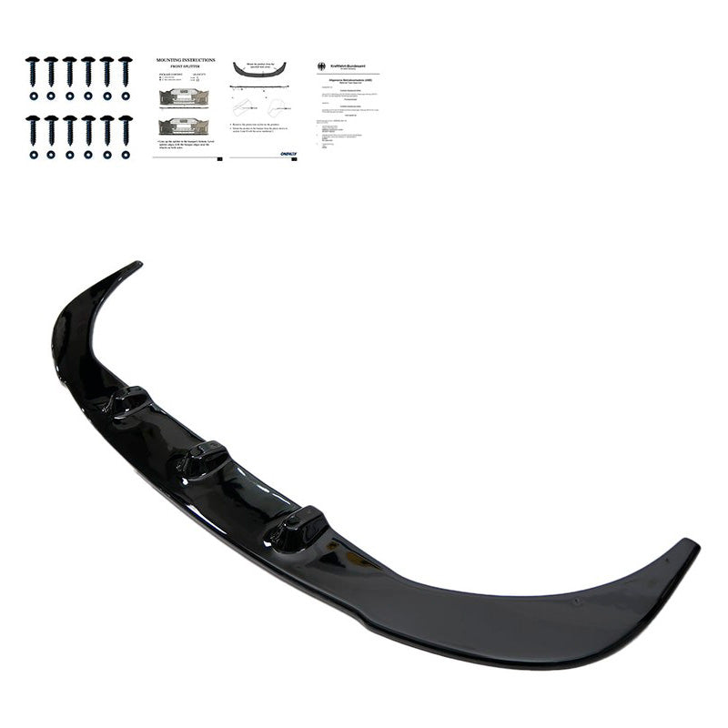 Oneway Frontspoiler passend für Volkswagen Transporter T5.1 Sportline 2010-2015 - Schwarz glänzend