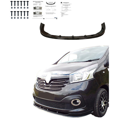Oneway Frontspoiler passend für Renault Trafic X82 2014-2018 - Schwarz glänzend