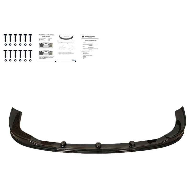 Oneway Frontspoiler passend für Renault Trafic X82 2014-2018 - Schwarz glänzend
