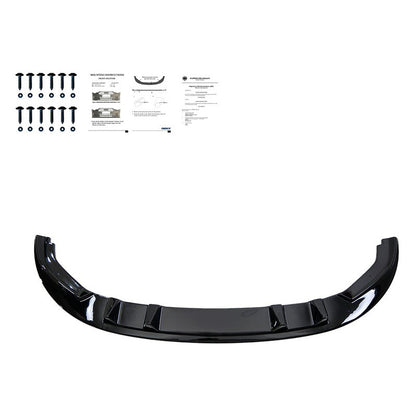 Oneway Frontspoiler passend für Volkswagen Transporter T6.1 2020-2022 - Version 2 - Schwarz glänzend