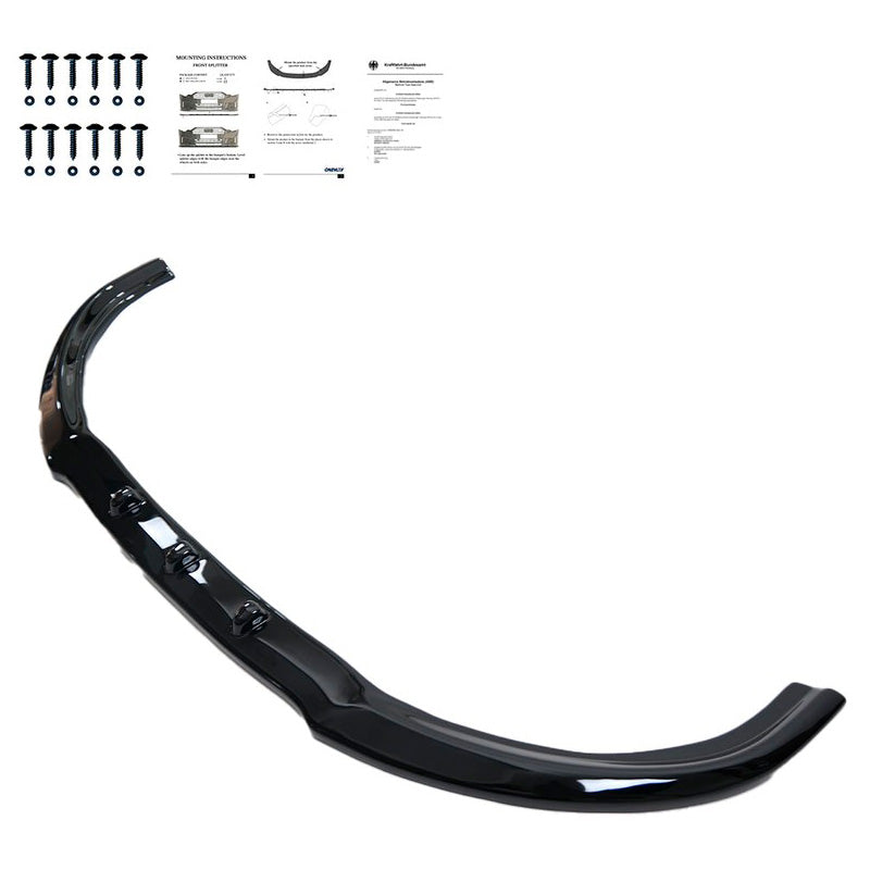 Oneway Frontspoiler passend für Ford Transit MK8 2014-2019 - Schwarz glänzend