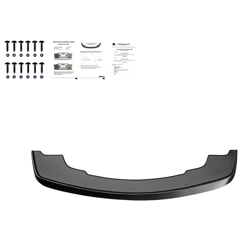 Oneway Frontspoiler passend für BMW M3 E36 1991-2000 - Schwarz glänzend