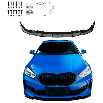Oneway Frontspoiler passend für BMW 1er F40 M-Pack/M135i 2019- - Schwarz glänzend