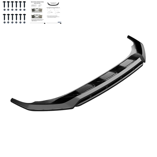 Oneway Frontspoiler passend für Audi Q7 S-Line MK2 Facelift 2019- - Schwarz glänzend